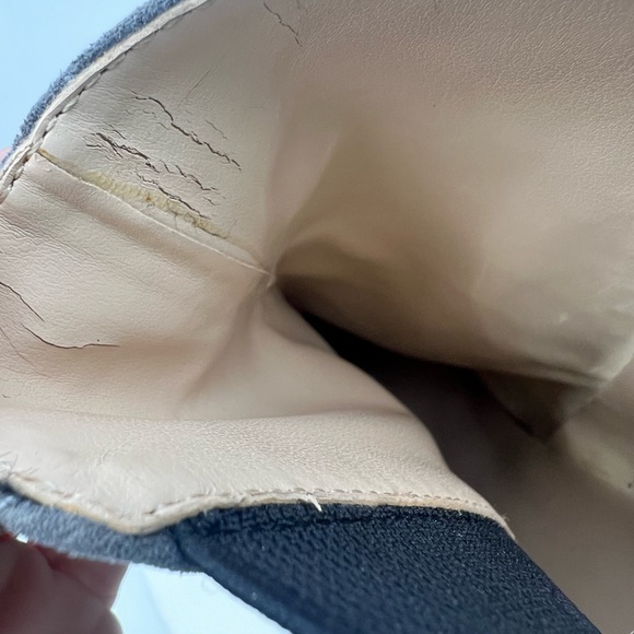 Nine West Ankle Boots Women’s Gray Suedette Quamra Block Heel Size 8 NEW Booties - Picture 9 of 11